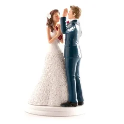 Couple Maries Mains En L'Air 20 Cm