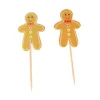 Cupcake Toppers Bonshommes Pain D'Épices (X12)