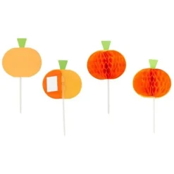 Cupcake Toppers Citrouille Wilton (X12)