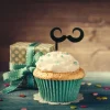 Cupcake Toppers Moustaches (X 8)