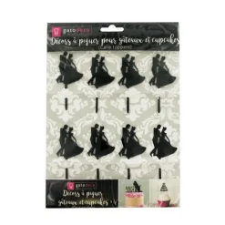 Cupcake Toppers Valse (X 8)