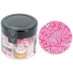 Décors Comestibles Bebe Roses Assortis Patisdecor 60 G