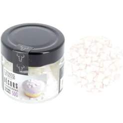 Décors Comestibles Coeurs Blancs 50 G