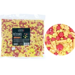 Décors Comestibles Melange Rouge Et Dore 1 Kg