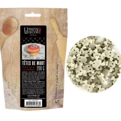 Décors Comestibles Tetes De Mort Patisdecor Pro 200 G