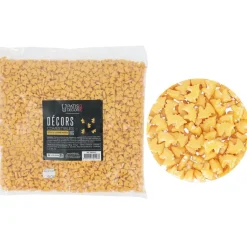 Décors Comestibles Tetes De Licorne Dorees 1 Kg