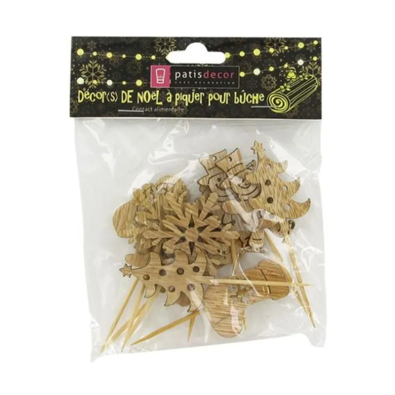 Décors De Noël En Bois Vintage (X10)