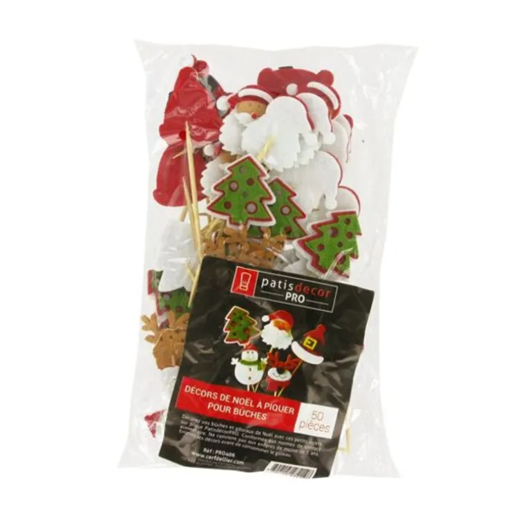 Décors De Noël En Feutrine Theme 1 (X50)