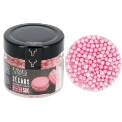 Décors Perles Roses Comestibles Patisdecor