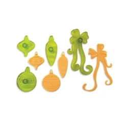 Découpoirs Boules De Noël Et Noeuds (Jeu De 4)