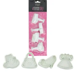 Découpoirs Éjecteurs Fashion Patisdecor (X 4)