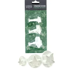 Découpoirs Éjecteurs Feuille De Lierre Pm Patisdecor (X 3)