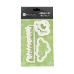 Découpoirs Nature Assortis Patisdecor (X 5)