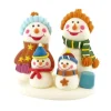 Decor Comestible Famille De Bonshommes De Neige