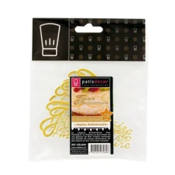 Decor Joyeux Anniversaire Or Patisdecor (X5)