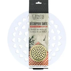Decoupoir A Tarte Coeurs 30 Cm