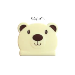 Embouts De Bûches En Chocolat Blanc Tete D'Ours (X54)