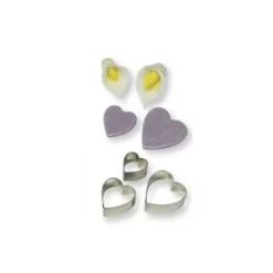 Emporte-Pièces Inox Coeurs Arums Pme (X 3)