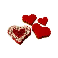 Emporte-Piece Coeurs Canneles (X 4)