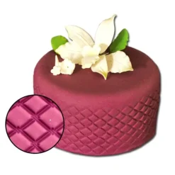 Empreinte Effet Matelasse Losanges Patisdecor