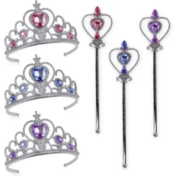 Ensemble Couronne Et Baguette De Princesse