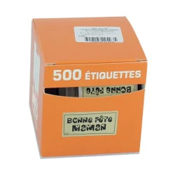 Etiquette Adhesive Bonne Fete Maman Dorees (X500)
