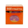 Etiquette Adhesive Joyeux Anniversaire Violet X500