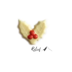 Feuilles De Houx Doubles En Chocolat Blanc (X64)