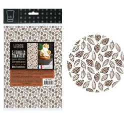 Feuilles Transfert Cabosses Patisdecor (X5)