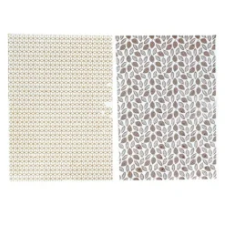 Feuilles Transfert Cabosses Et Geometrie Assorties Patisdecor (X4)