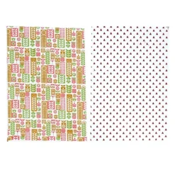 Feuilles Transfert Scandinave Et Coeurs Assorties Patisdecor (X4)