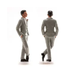 Figurine Marie Costume Gris 16 Cm