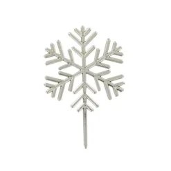 Flocon De Neige Sur Pique Patisdecor (X50)