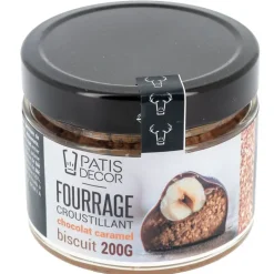 Fourrage Chocolat Caramel Aux Eclats De Biscuits 200 G - Ddm 08/23