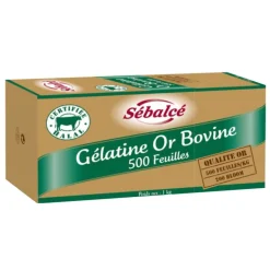 Gelatine Halal En Feuilles Qualite Or 1 Kg