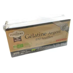 Gelatine Porcine 400 Feuilles Bio Briancon 1 Kg