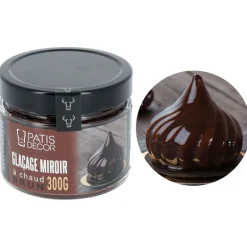 Glacage Miroir A Chaud Brun Patisdecor 300 G - Ddm 07/23