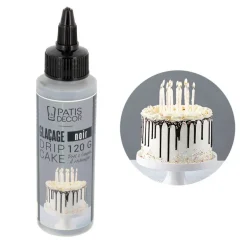 Glacage Pour Drip Cake Noir Patisdecor 120 G
