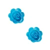 Grandes Roses Bleues En Azyme Patisdecor (X6)