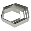 Hexagone A Mousse Inox Ht 4,5 Cm