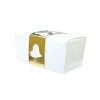Kit Ballotin Blanc / Or Patisdecor (X 2)