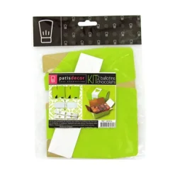 Kit Ballotin Vert / Blanc Patisdecor (X2)