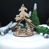 Kit Creche De Noël En Bois Sur Pique