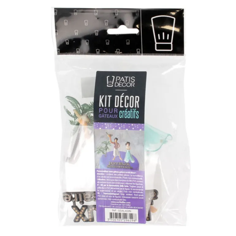 Kit Decor Gateau Aladin Et Jasmine