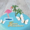 Kit Decor Gateau Flamant Rose