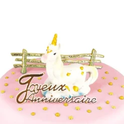 Kit Decor Gateau Licorne Couchee