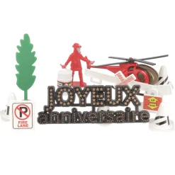 Kit Decor Gateau Pompiers