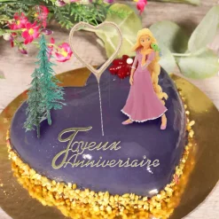 Kit Decor Gateau Princesse Aux Longs Cheveux