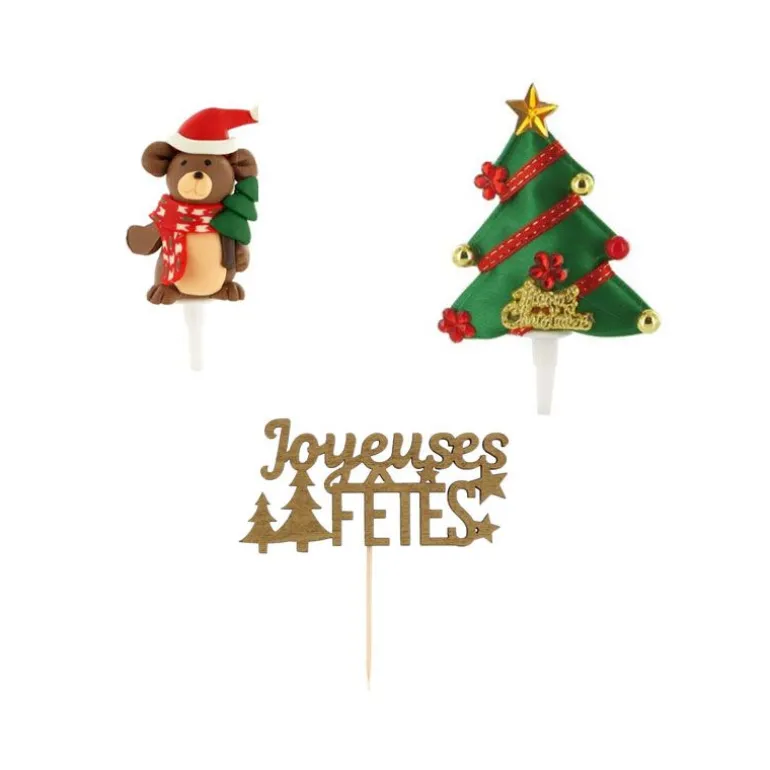 Kit Decor Ours De Noël Résine