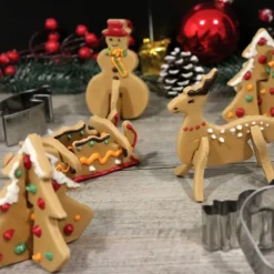 Kit Emporte-Pièces Biscuits De Noël 3D Patisdecor